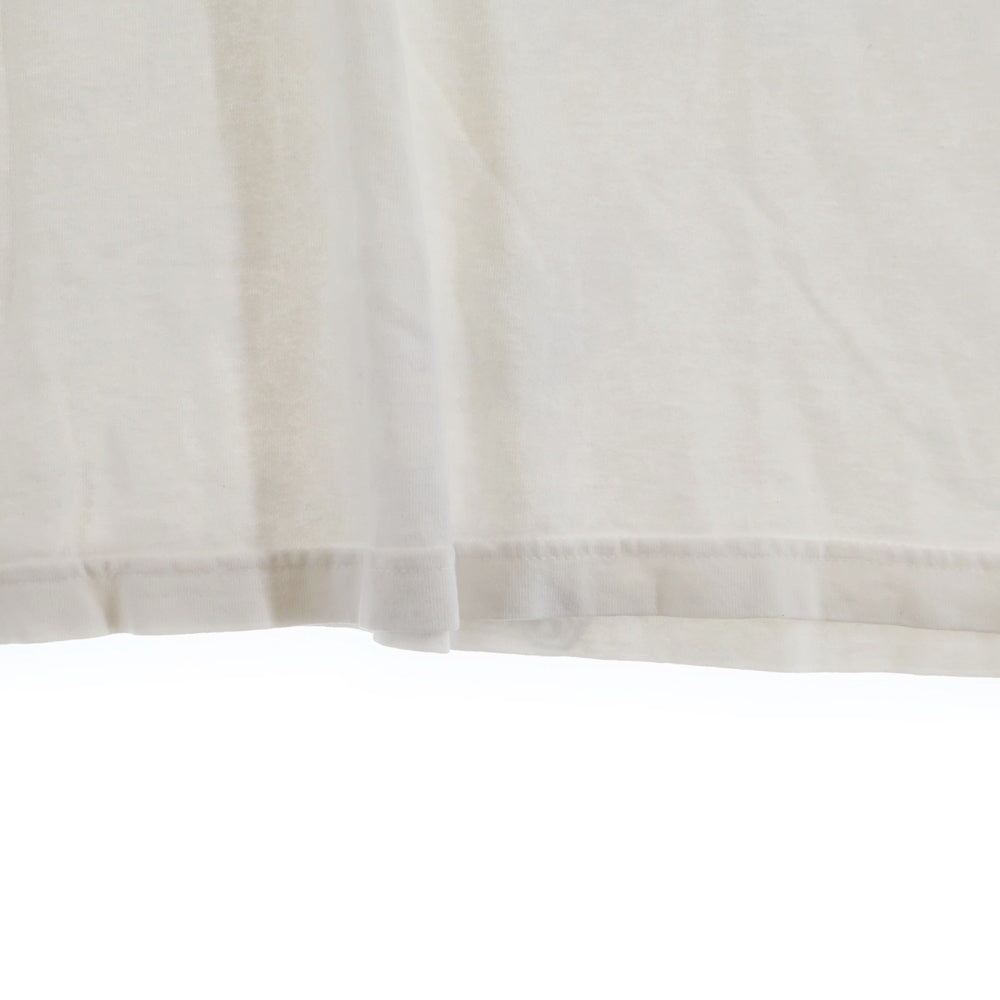 CHROME HEARTS(クロムハーツ) OLD SCRL LOGO オールドスクロールロゴ アームホースシュー プリント 長袖Tシャツ ホワイト