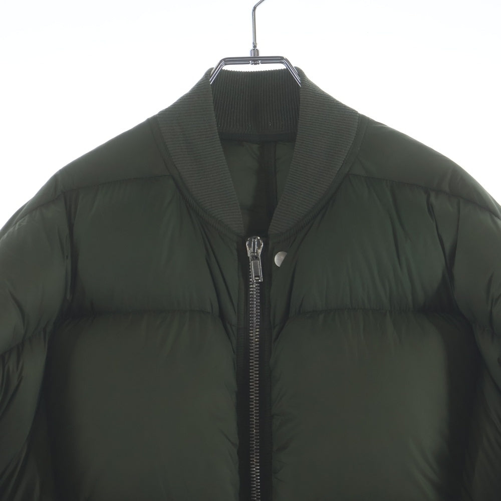Rick Owens(リックオウエンス) 22AW Flight Down Jacket ジップアップ フライト ダウンジャケット カーキ RU02B2788-NZD3