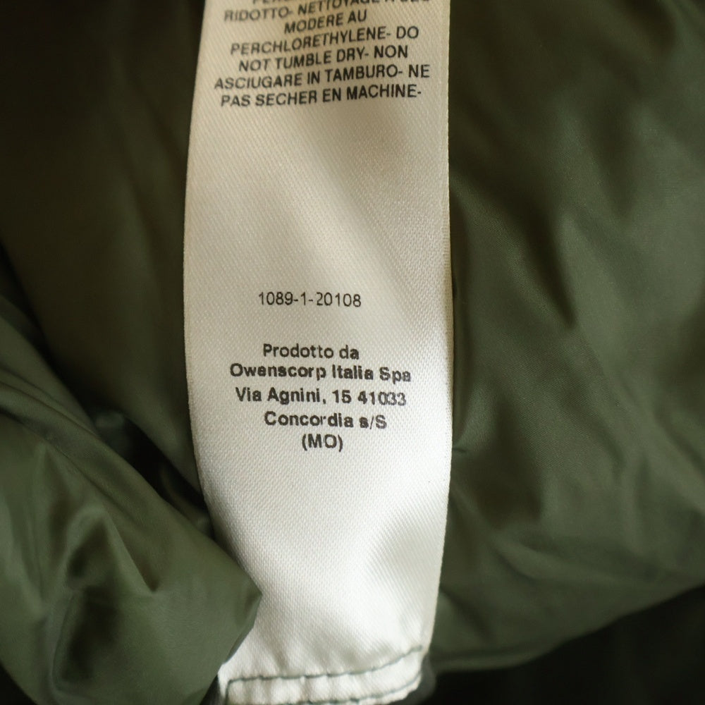 Rick Owens(リックオウエンス) 22AW Flight Down Jacket ジップアップ フライト ダウンジャケット カーキ RU02B2788-NZD3