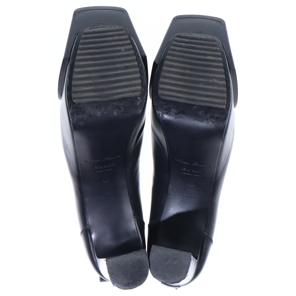 Rick Owens(リックオウエンス) Grilled Platform Kiss Boots キスブーツ ハイヒール ブラック RP02C1843