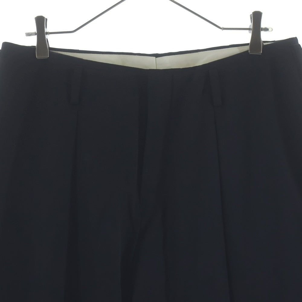 COMME des GARCONS HOMME PLUS(コムデギャルソンオムプリュス) 25AW ウールギャバジン ジップフライ バルーンパンツ ブラック PP-P025