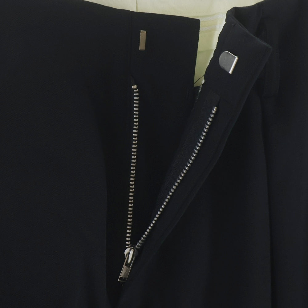 COMME des GARCONS HOMME PLUS(コムデギャルソンオムプリュス) 25AW ウールギャバジン ジップフライ バルーンパンツ ブラック PP-P025