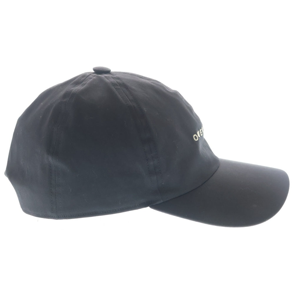 Rick Owens(リックオウエンス) 26SS BASEBALL CAP ロゴ刺繍 6パネル ベースボールキャップ ブラック RA01E0600-TEEM7