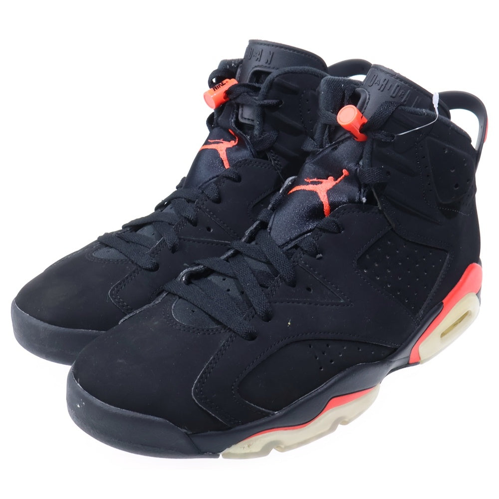 NIKE(ナイキ) AIR JORDAN 6 RETRO OG BLACK INFRARED エアジョーダン 6 ブラック インフラレッド ハイカットスニーカー ブラック/レッド US9.5/27.5cm 384664-060