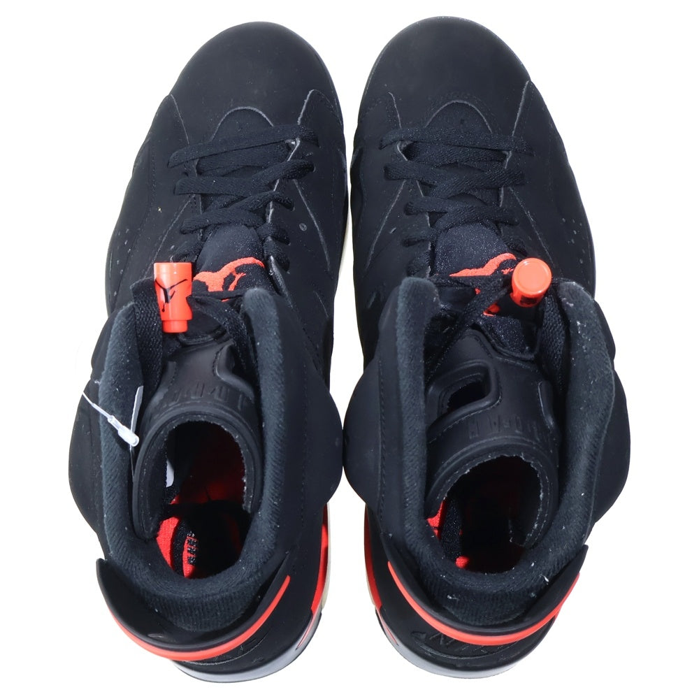 NIKE(ナイキ) AIR JORDAN 6 RETRO OG BLACK INFRARED エアジョーダン 6 ブラック インフラレッド ハイカットスニーカー ブラック/レッド US9.5/27.5cm 384664-060
