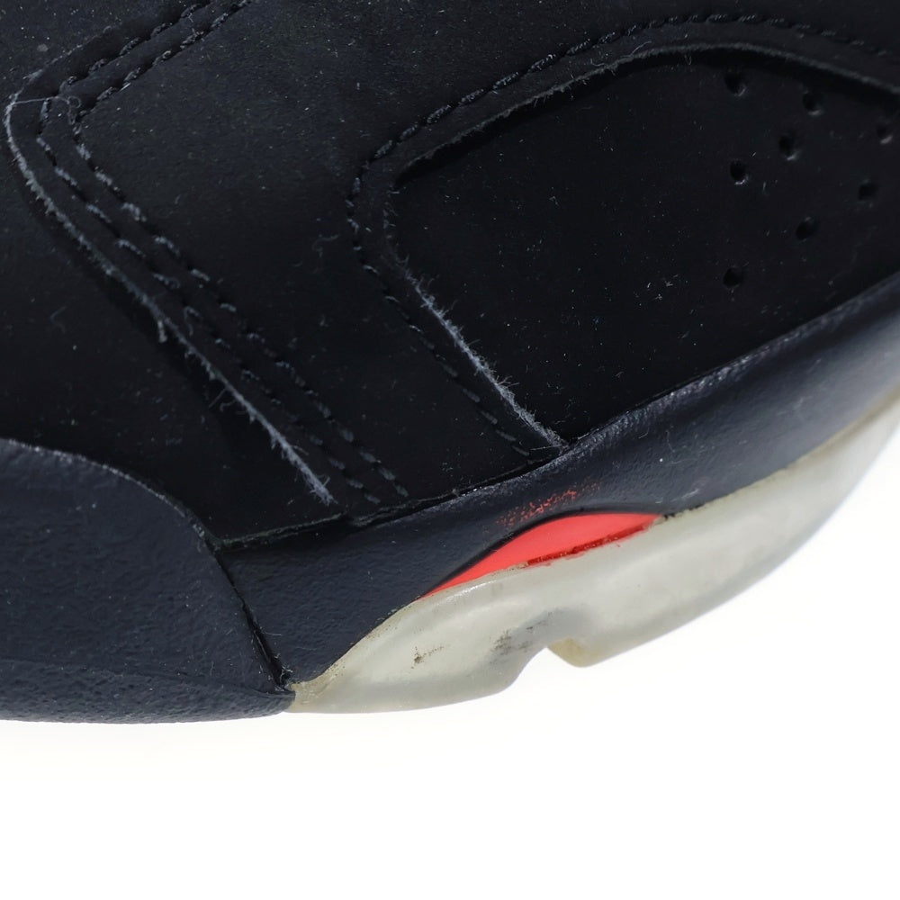 NIKE(ナイキ) AIR JORDAN 6 RETRO OG BLACK INFRARED エアジョーダン 6 ブラック インフラレッド ハイカットスニーカー ブラック/レッド US9.5/27.5cm 384664-060