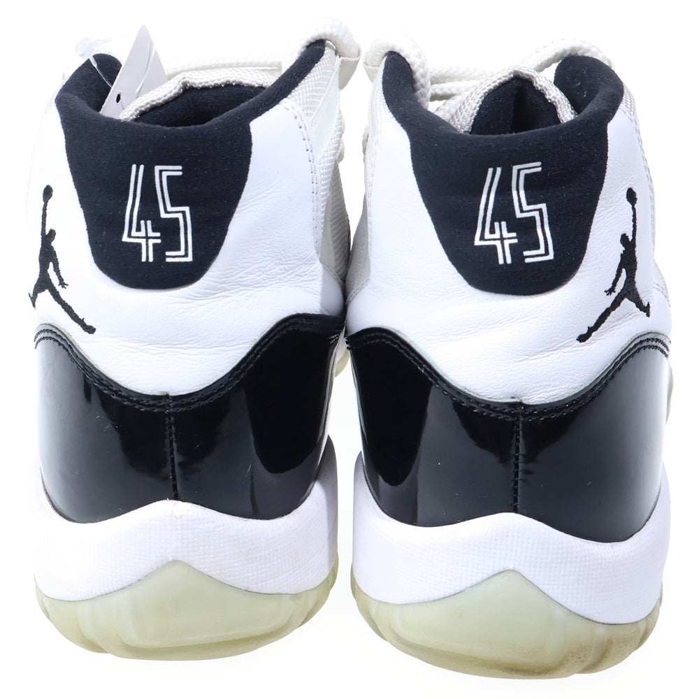 NIKE(ナイキ) AIR JORDAN 11 RETRO CONCORD 2018 エアジョーダン11 レトロ コンコルド ハイカットスニーカー シューズ ホワイト/ブラック US9.5/27.5cm 378037-100
