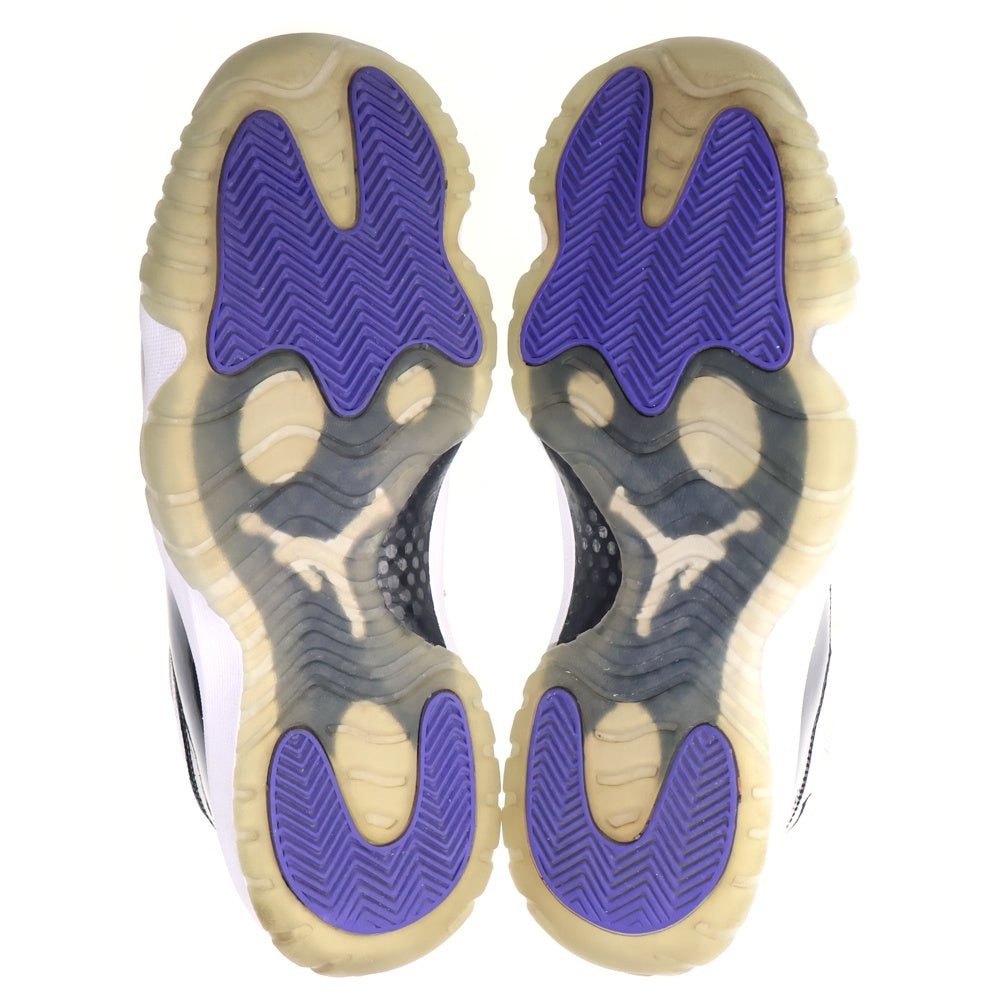 NIKE(ナイキ) AIR JORDAN 11 RETRO CONCORD 2018 エアジョーダン11 レトロ コンコルド ハイカットスニーカー シューズ ホワイト/ブラック US9.5/27.5cm 378037-100