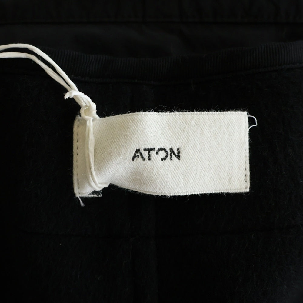 ATON(エイトン) ×BEAUTY&YOUTH 3WAY M-65 ビューティ&ユース 別注 マルチポケット ジップアップ ミリタリージャケット ブラック 8018932