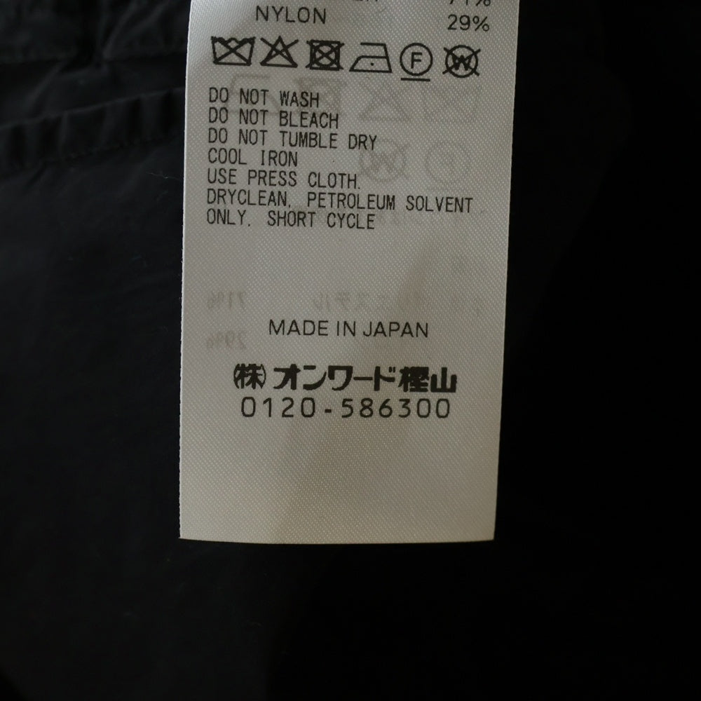 ATON(エイトン) ×BEAUTY&YOUTH 3WAY M-65 ビューティ&ユース 別注 マルチポケット ジップアップ ミリタリージャケット ブラック 8018932
