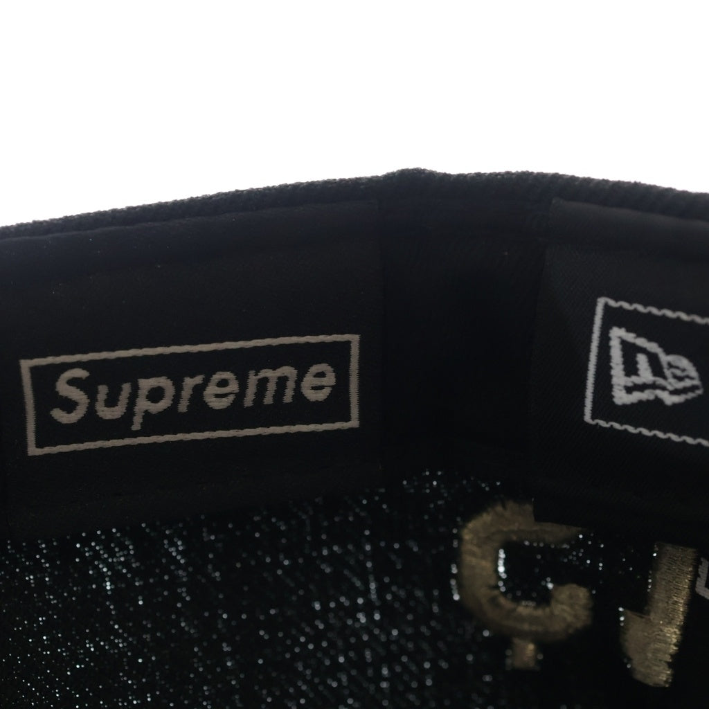 SUPREME(シュプリーム) 20SS ×NEW ERA 59FIFTY $1M Metallic Box Logo ニューエラ ミリオンダラー ボックスロゴ キャップ 帽子 ブラック