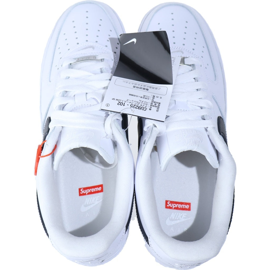 NIKE(ナイキ) ×SUPREME AIR FORCE 1 LOW CU9225-102 シュプリーム エア フォース 1 ローカットスニーカー シューズ US8/26.0cm ホワイト/ブラック
