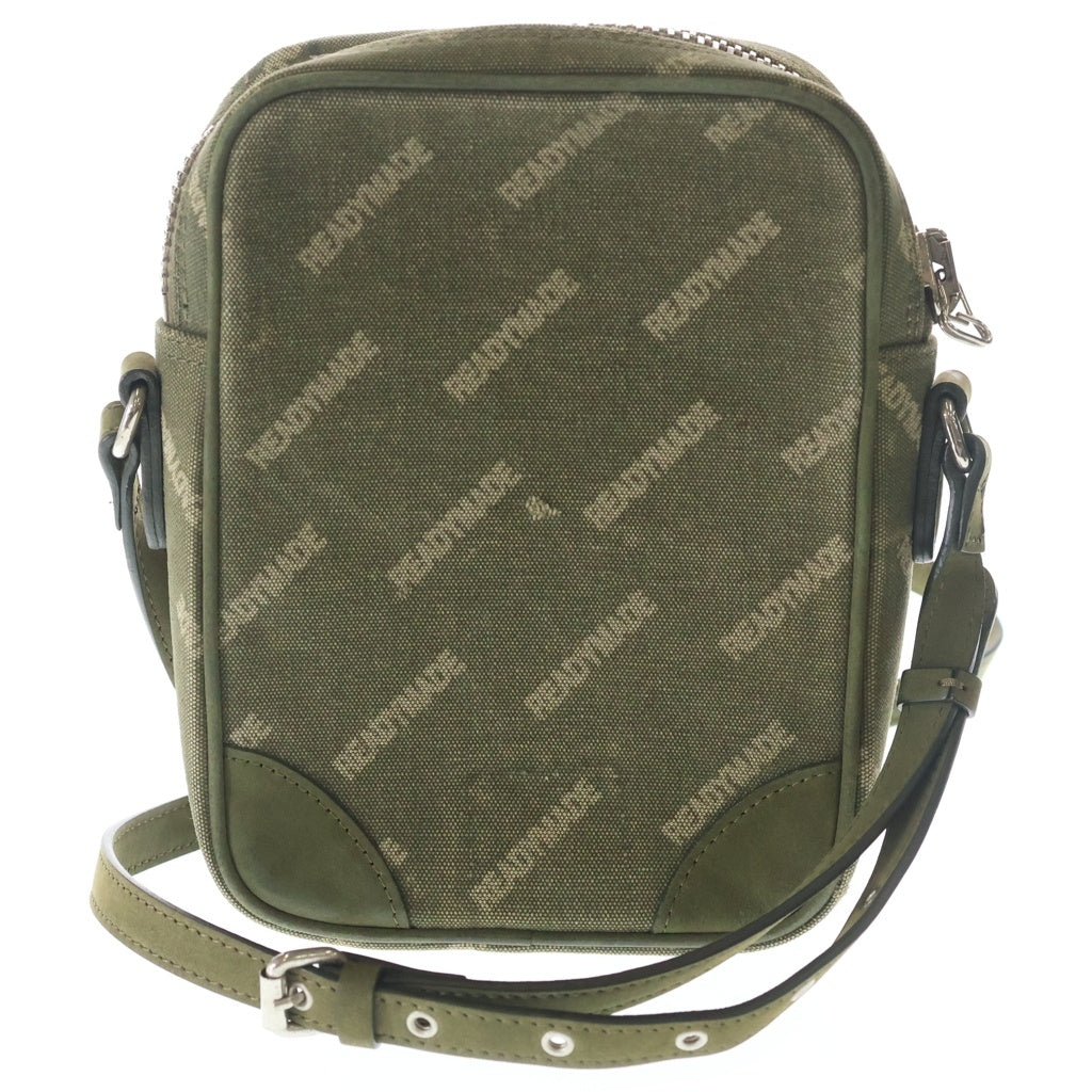 READY MADE(レディメイド) SHOULDER BAG 総柄 ロゴ刺繍 デニムショルダーバック カーキ RE-CO-KH-00-00-48 レディース