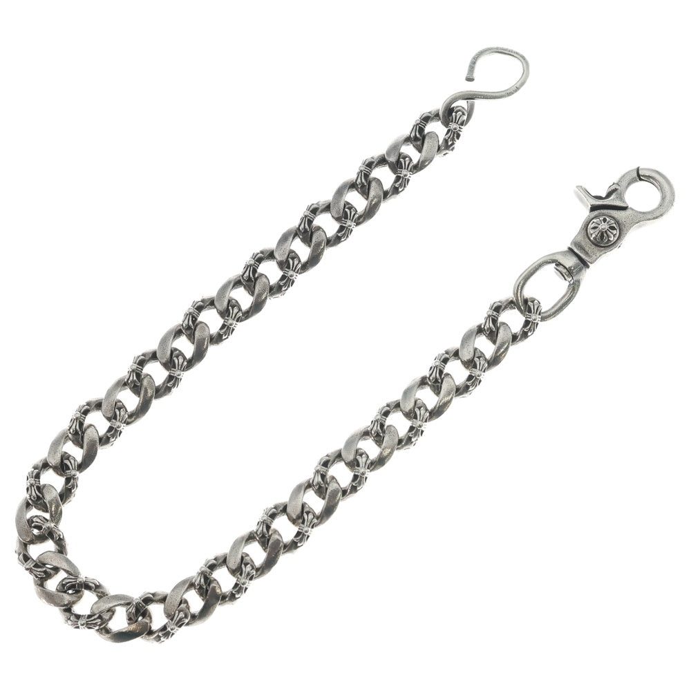 CHROME HEARTS(クロムハーツ) FANCY LONG-S/1クリップロングファンシー ウォレットチェーン シルバー BCA074