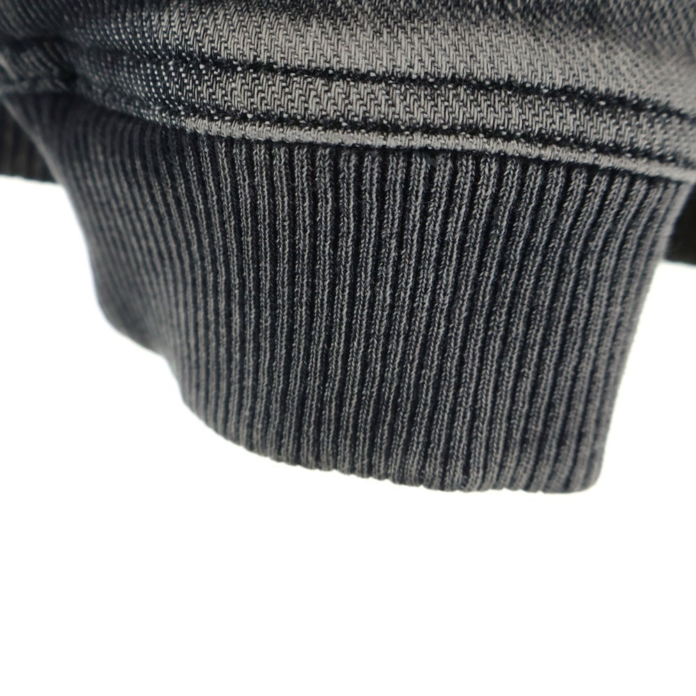 DIESEL(ディーゼル) D-CARLY-S TRACK ディー カーリー エス トラック バックロゴ刺繍入り ジップアップ ジャケット ブラック