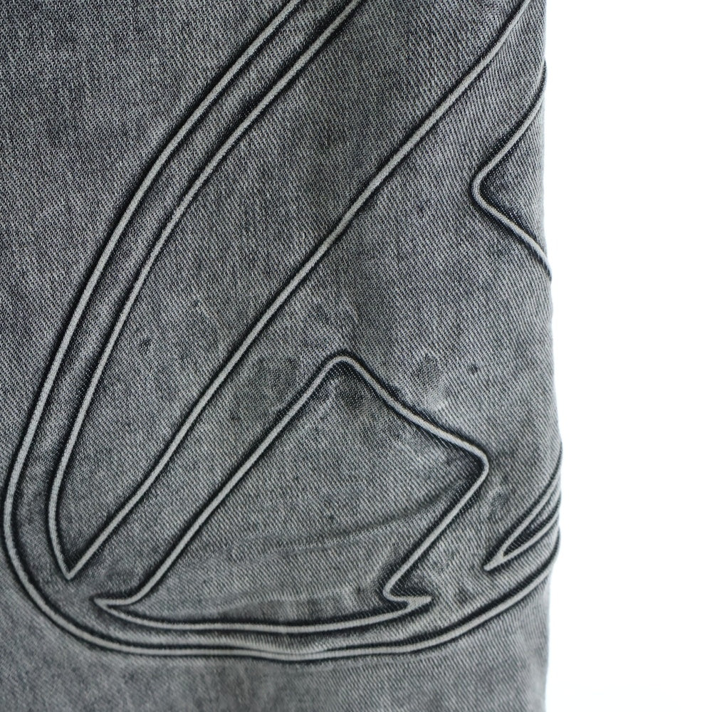 DIESEL(ディーゼル) D-PINT-S-TRACK ディー ポイント エス トラック フロントロゴ刺繍 スウェットパンツ ブラック A16262