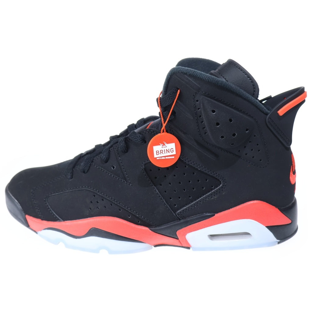 NIKE(ナイキ) AIR JORDAN 6 RETRO Infrared Salesman エアジョーダン6 レトロ インフラレッドセールスマン ハイカットスニーカー ブラック US9.5/27.5cm CT8529-001