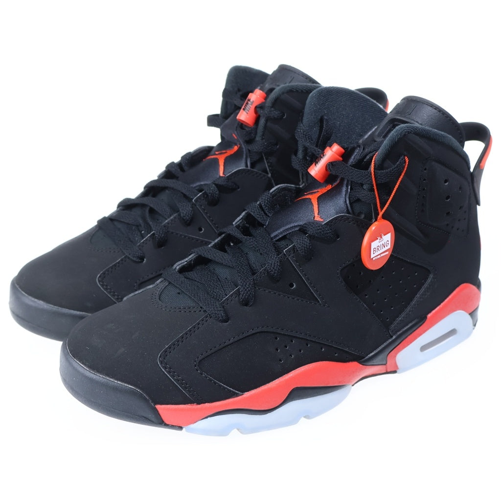 NIKE(ナイキ) AIR JORDAN 6 RETRO Infrared Salesman エアジョーダン6 レトロ インフラレッドセールスマン ハイカットスニーカー ブラック US9.5/27.5cm CT8529-001