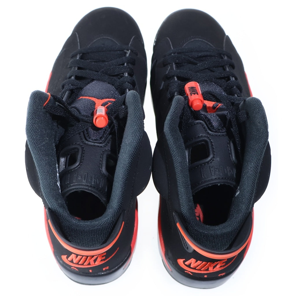 NIKE(ナイキ) AIR JORDAN 6 RETRO Infrared Salesman エアジョーダン6 レトロ インフラレッドセールスマン ハイカットスニーカー ブラック US9.5/27.5cm CT8529-001