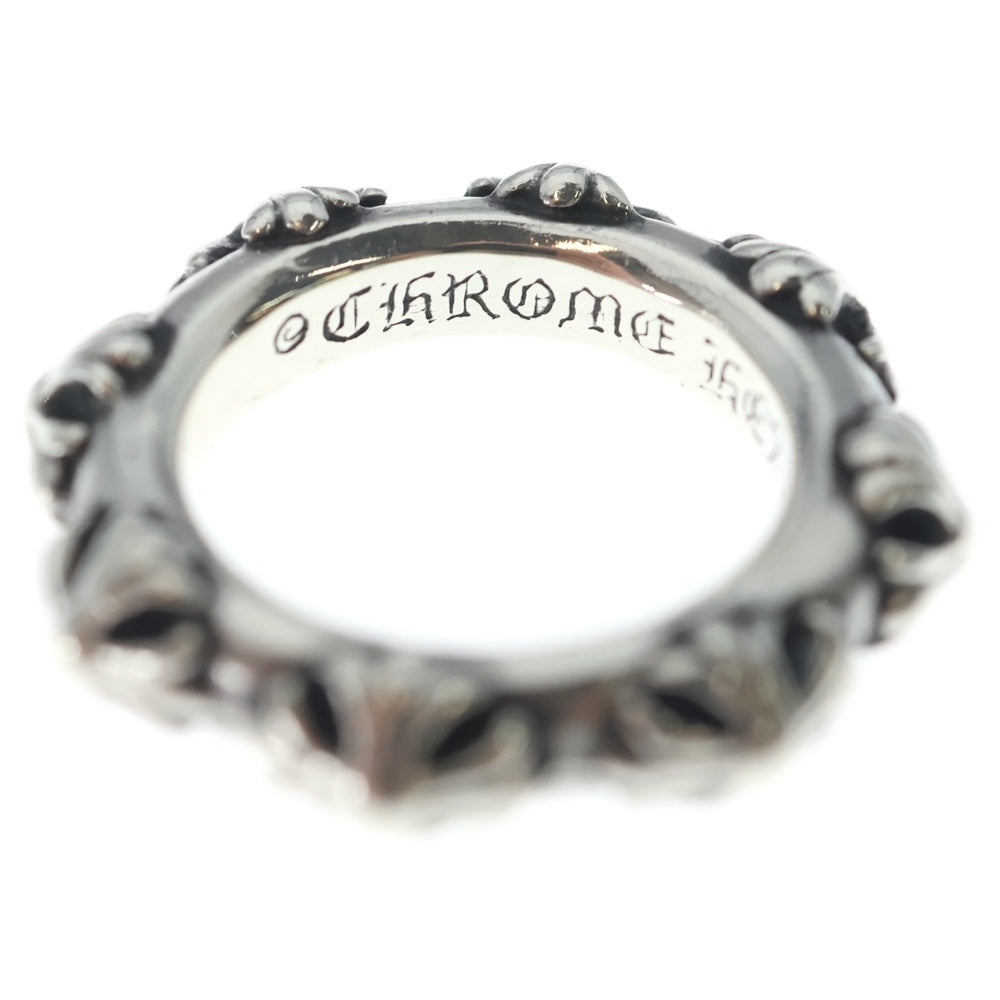 CHROME HEARTS(クロムハーツ) CROSS BAND クロスバンド リング シルバー BCA342