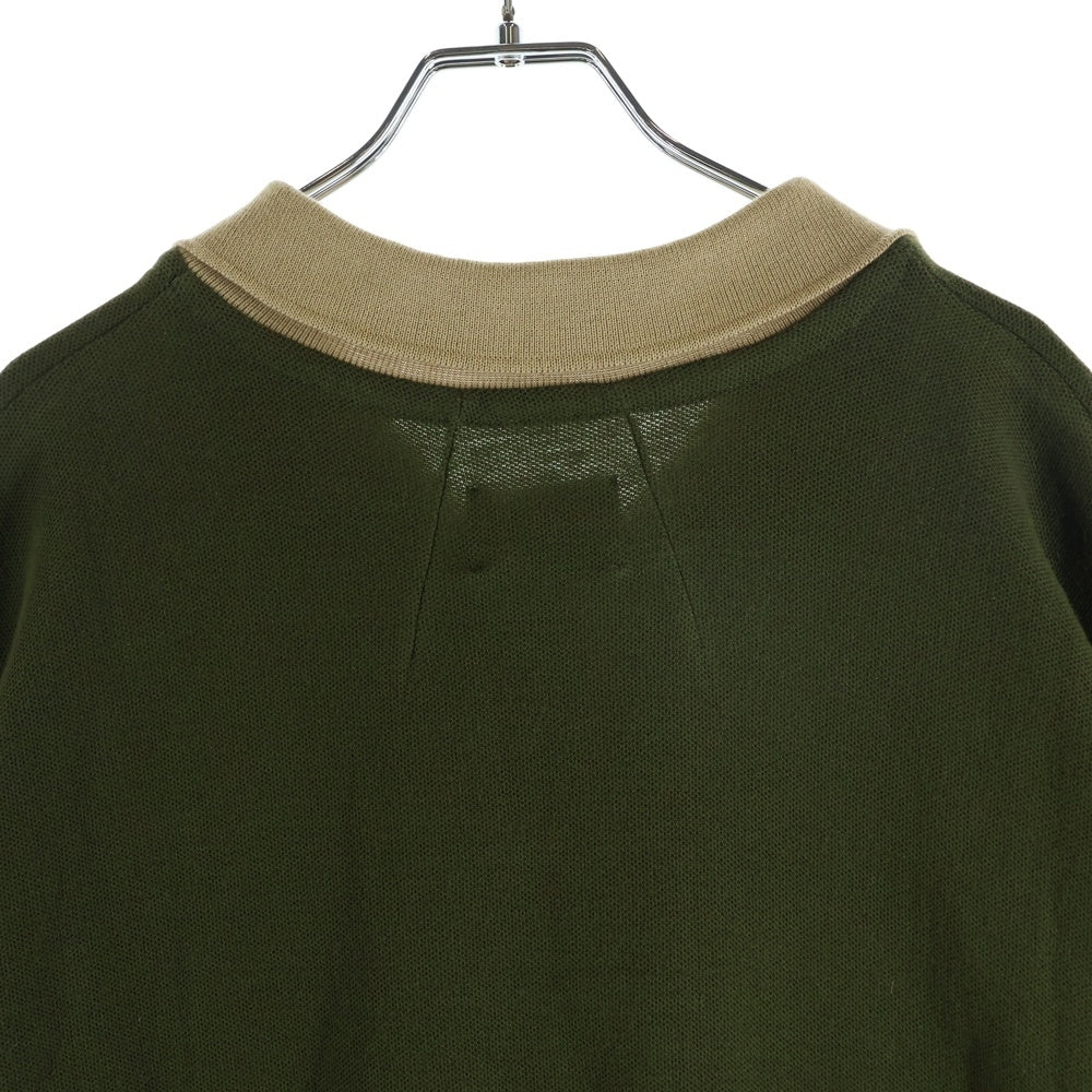 RHUDE(ルード) 25SS SCRAMBLE LOGO STAMP POLO スクランブルロゴ スタンプ 半袖ポロシャツ グリーン RHSS25PO04012