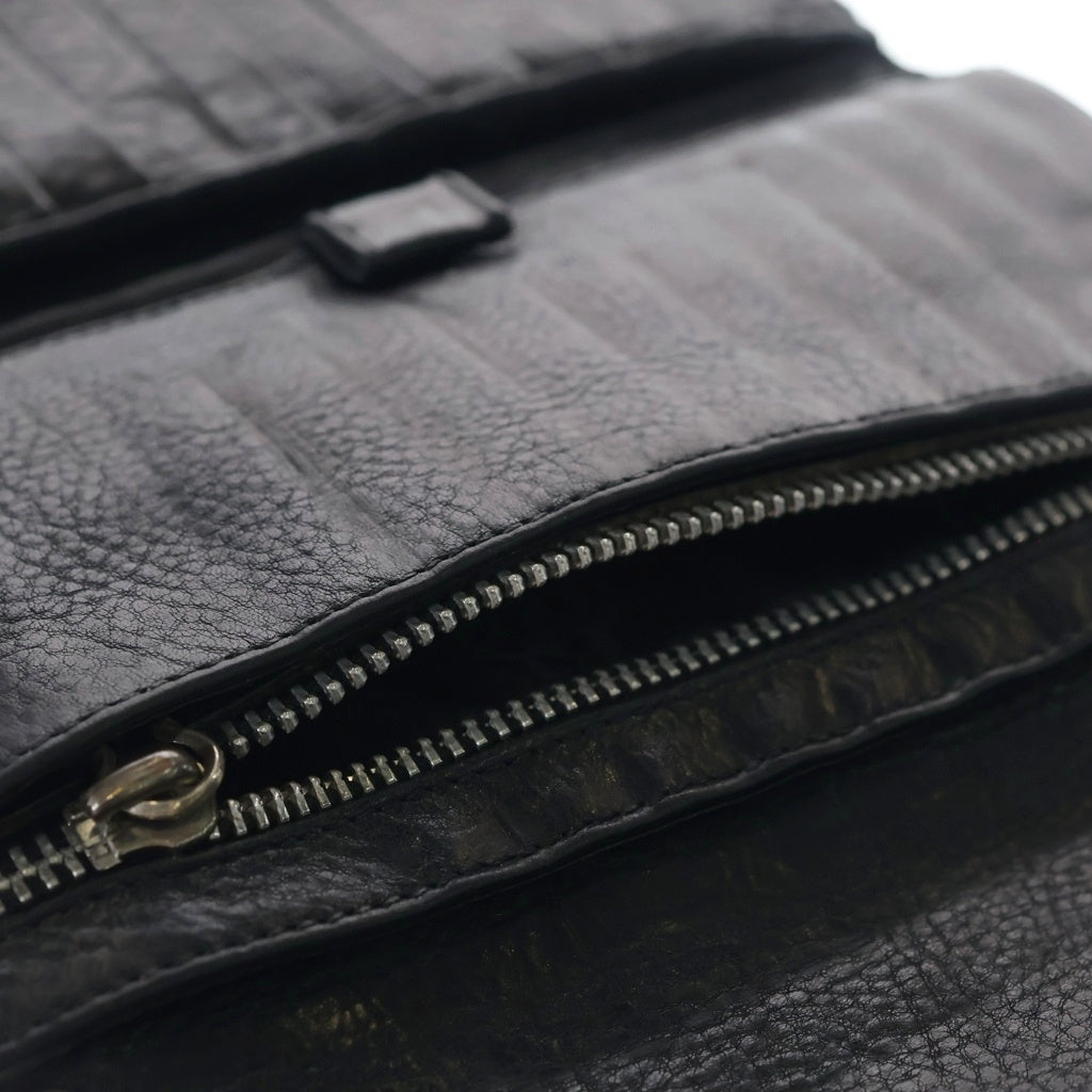CHROME HEARTS(クロムハーツ) WAVE ウェーブ レザーウォレット 財布 ブラックBCA375