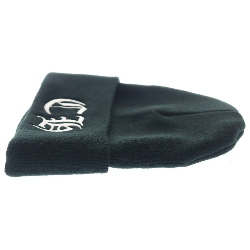 CHROME HEARTS(クロムハーツ) CH Logo Embroidery Beanie CHロゴ刺繍ビーニー ニット帽 ブラック