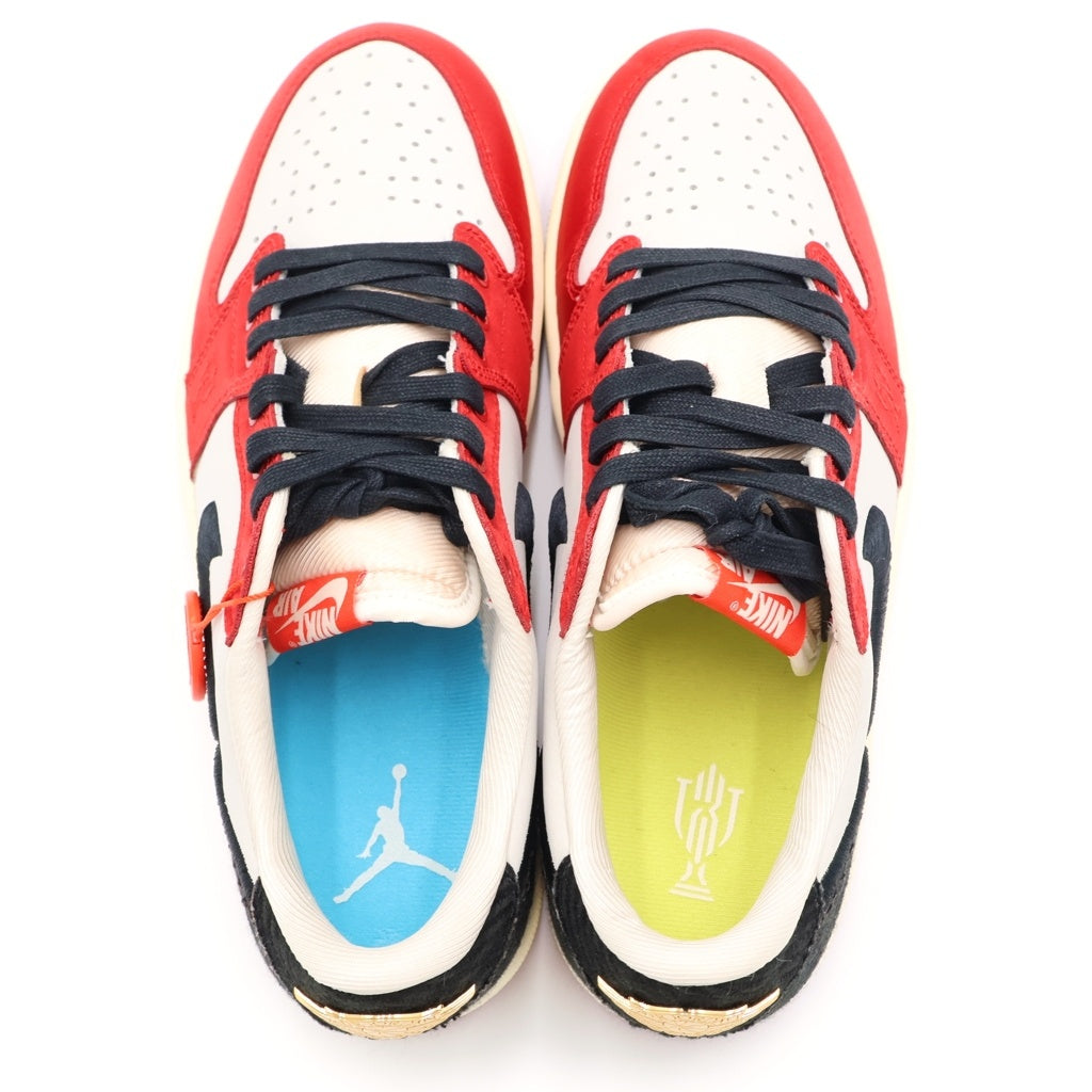 NIKE(ナイキ) ×Trophy Room AIR JORDAN 1 LOW OG トロフィールーム エアジョーダン1 ローカットスニーカー レッド/ブラック US9.5/27.5cm FN0432-100