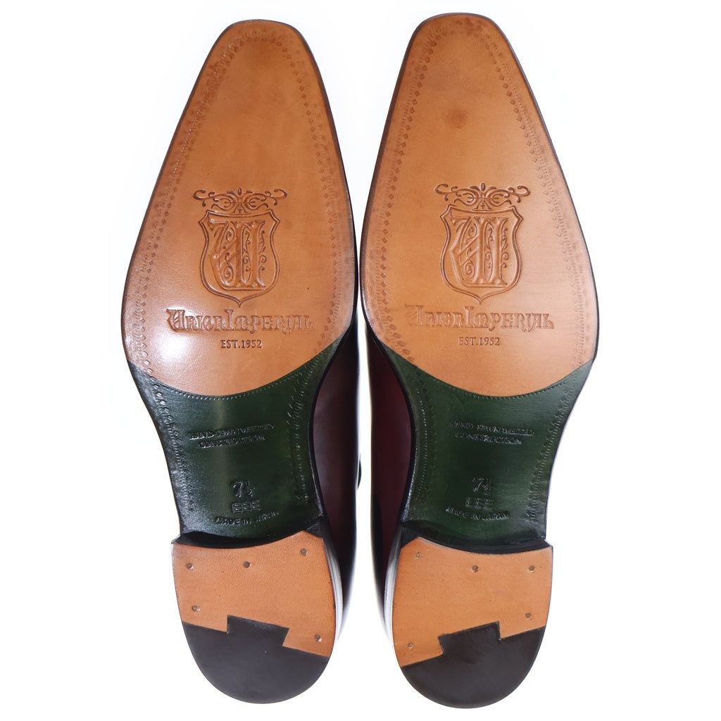 UNION IMPERIAL(ユニオンインペリアル) キップレザー ホールカット レザー ビジネスシューズ ブラウン U1102