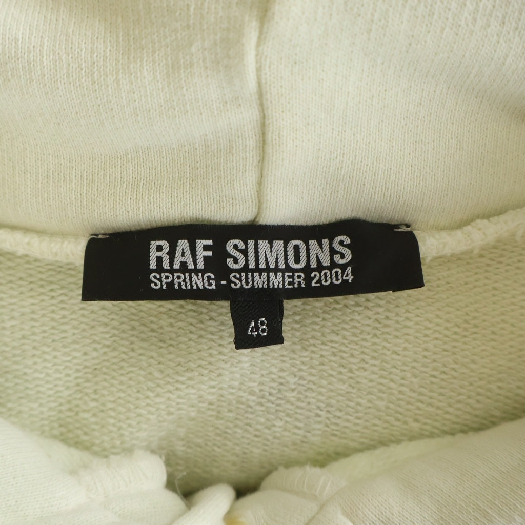 RAF SIMONS(ラフシモンズ) 04SS 宗教期 Henry Hooded プルオーバー ヘンリーフーディ パーカー ホワイト