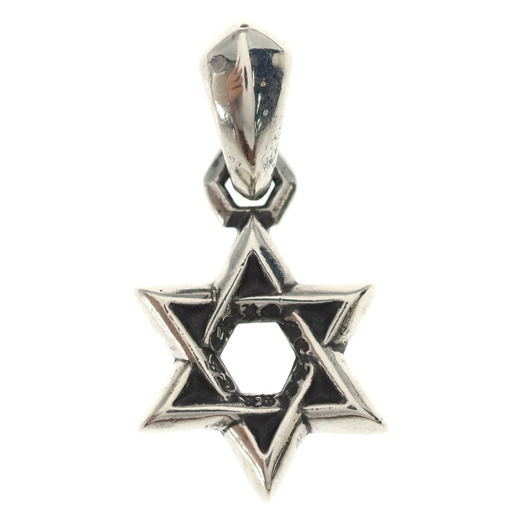 CHROME HEARTS(クロムハーツ) STAR OF DAVID PENDANT スターオブダビデ ペンダントトップ シルバー BCA318 レディース