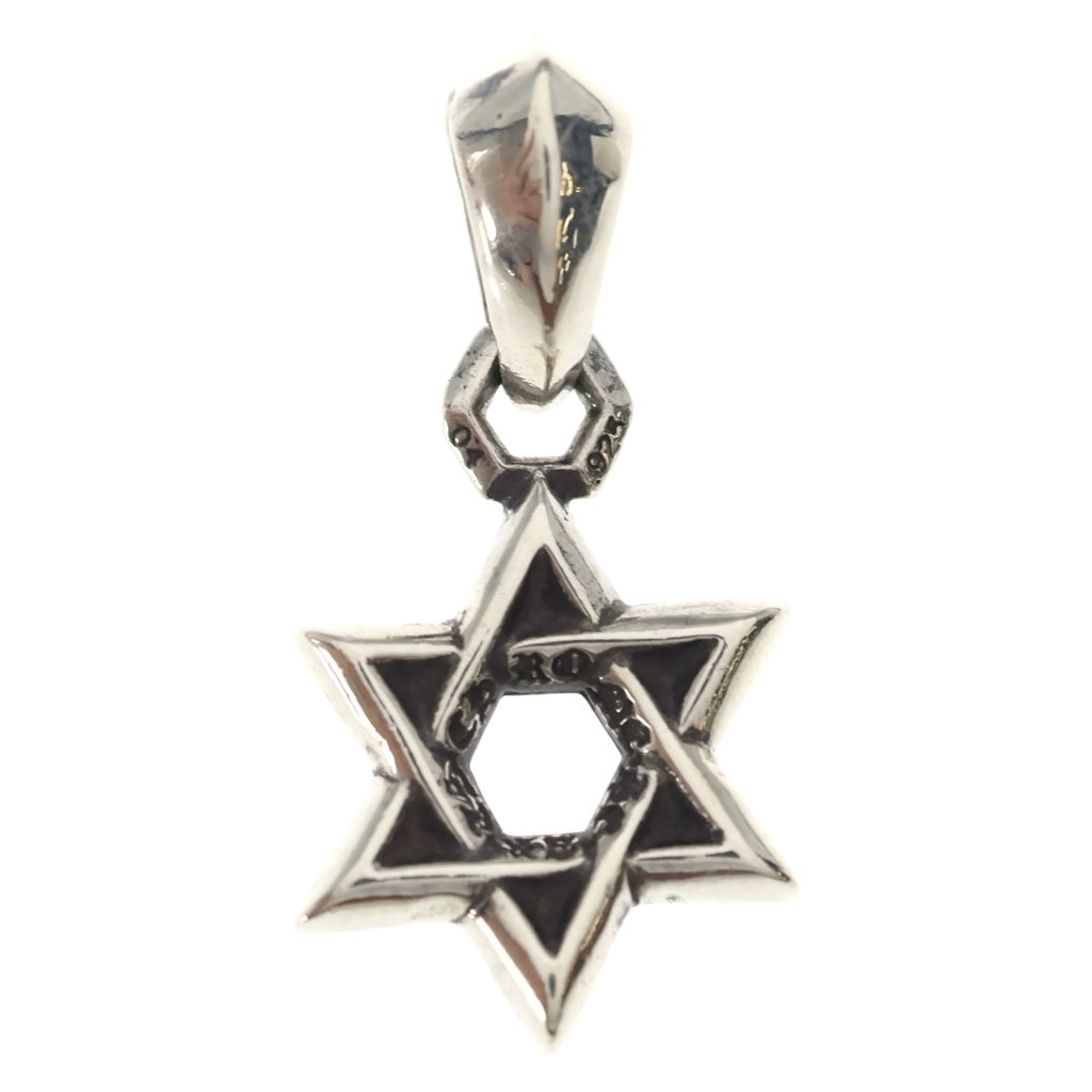 CHROME HEARTS(クロムハーツ) STAR OF DAVID PENDANT スターオブダビデ ペンダントトップ シルバー BCA318 レディース