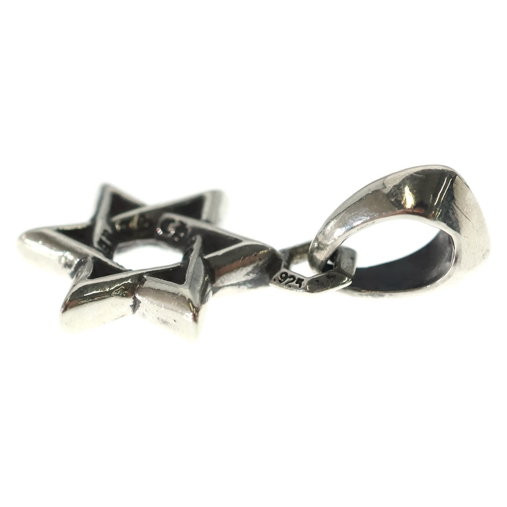 CHROME HEARTS(クロムハーツ) STAR OF DAVID PENDANT スターオブダビデ ペンダントトップ シルバー BCA318 レディース