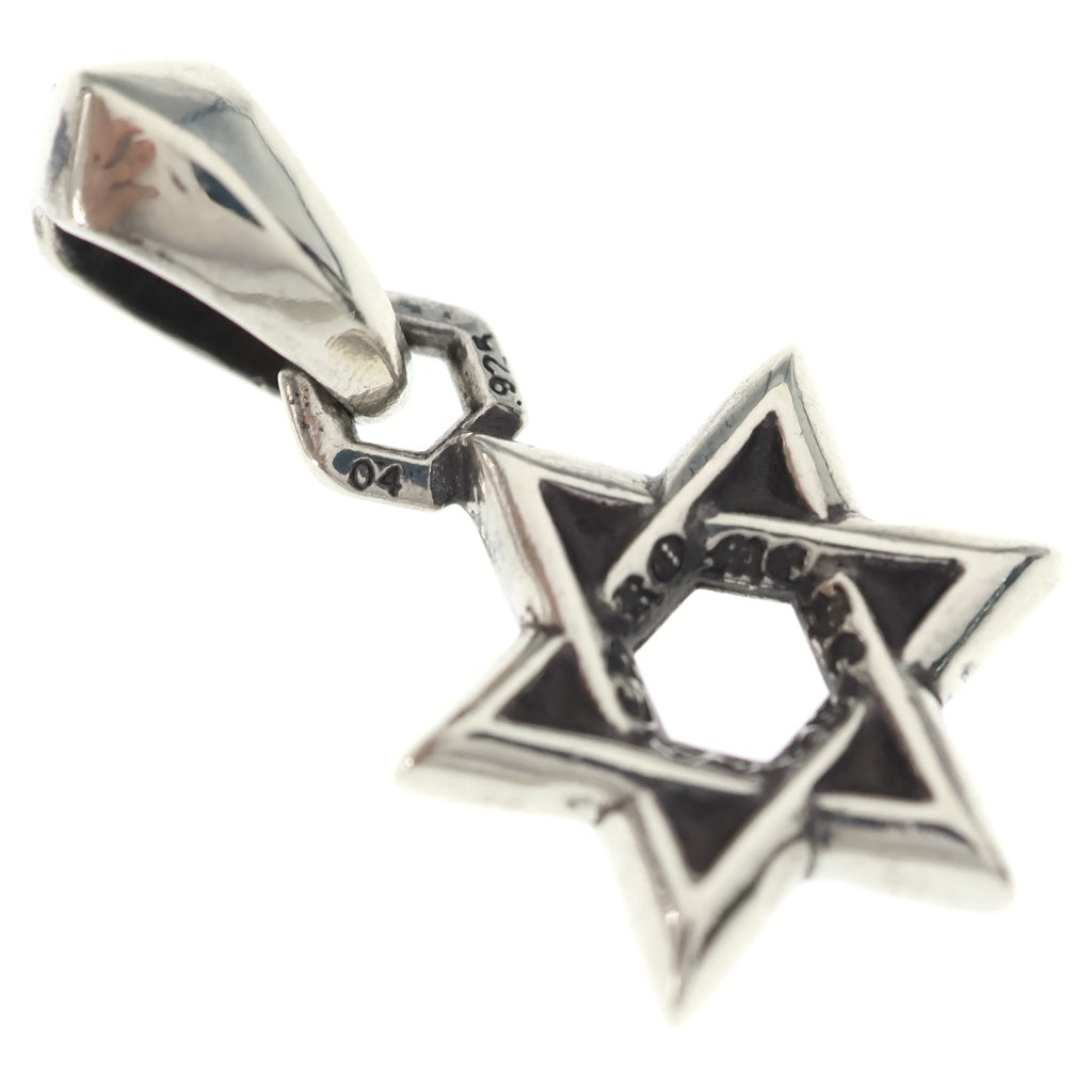 CHROME HEARTS(クロムハーツ) STAR OF DAVID PENDANT スターオブダビデ ペンダントトップ シルバー BCA318 レディース