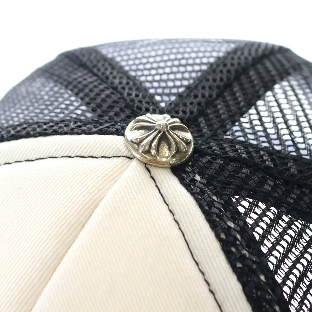 CHROME HEARTS(クロムハーツ) CH TRUCKER CAP CH トラッカーメッシュキャップ 帽子 ブラック/ホワイト