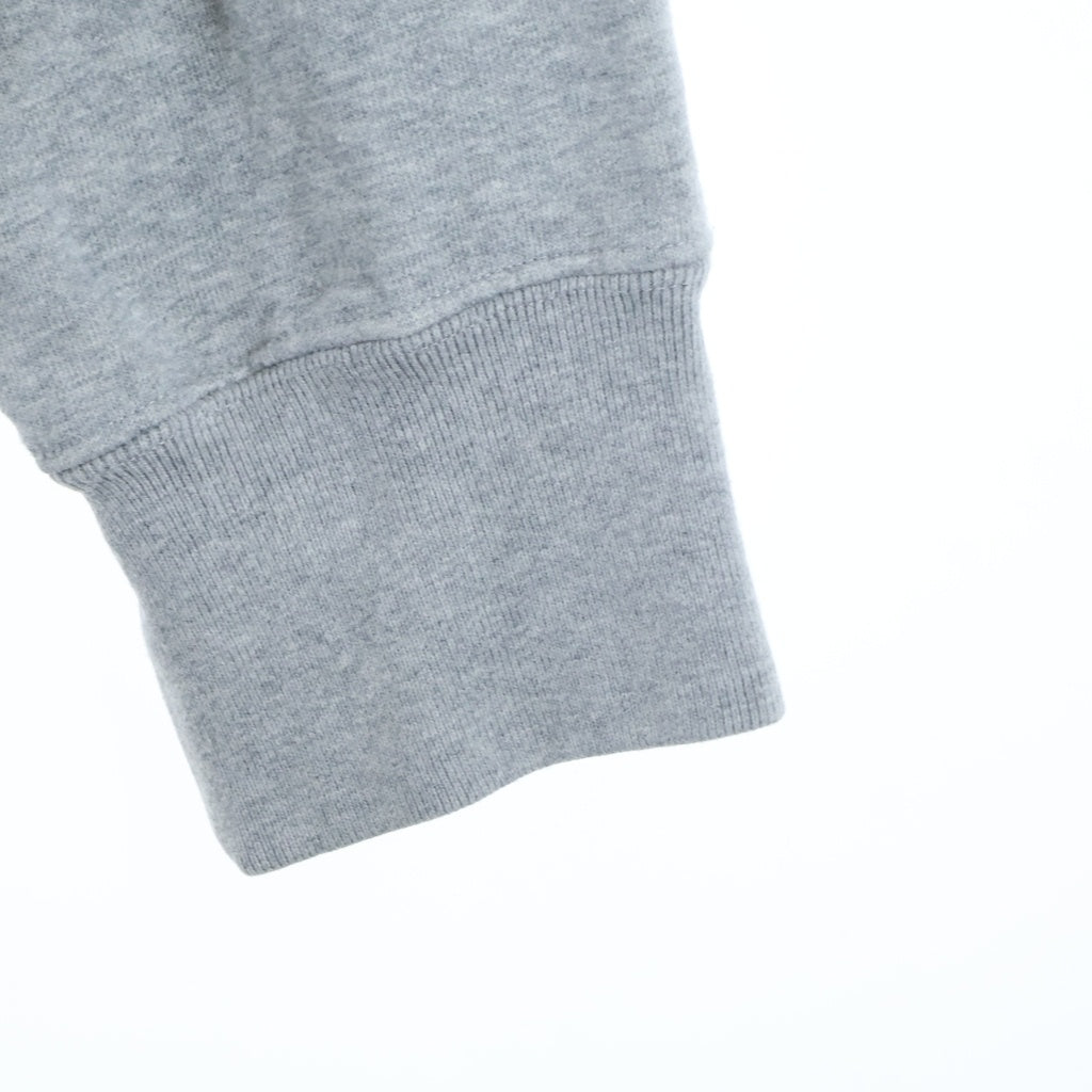 SUPREME(シュプリーム) 19AW Mirrored Logo Hooded Sweatshirt アップリケロゴ プルオーバースウェットパーカー フーディ グレー