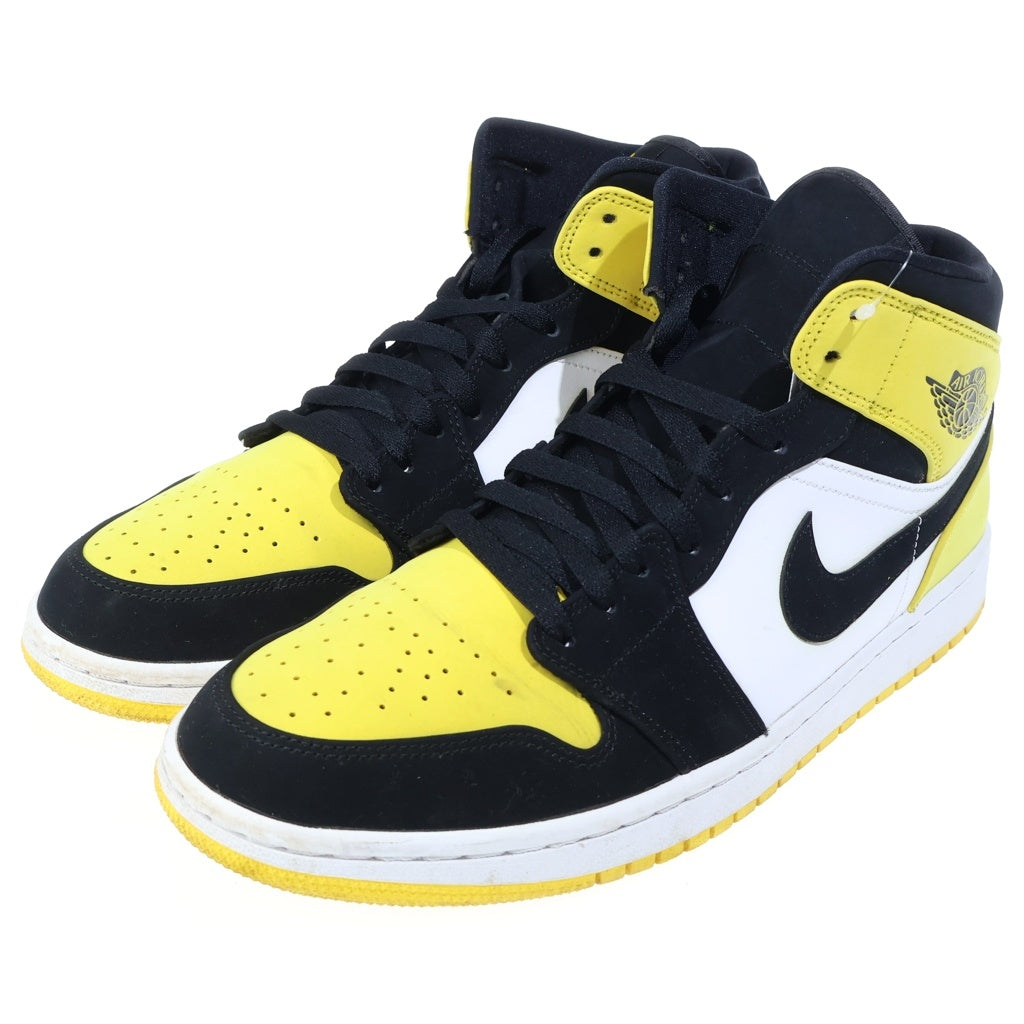 NIKE(ナイキ) AIR JORDAN 1 MID SE 852542-071 エアジョーダン1 ミッド ミドルカットスニーカー シューズ イエロー/ブラック US11/29.0cm
