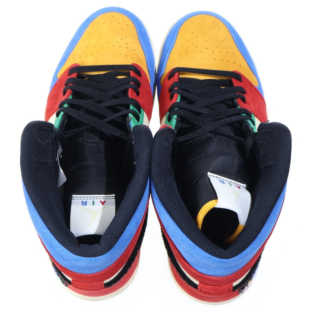NIKE(ナイキ) ×Blue The Great Air Jordan 1 Mid CU2805-100 ブルー ザ グリート エアジョーダン1 ミッド ミドルカットスニーカー シューズ マルチ US11/29.0cm