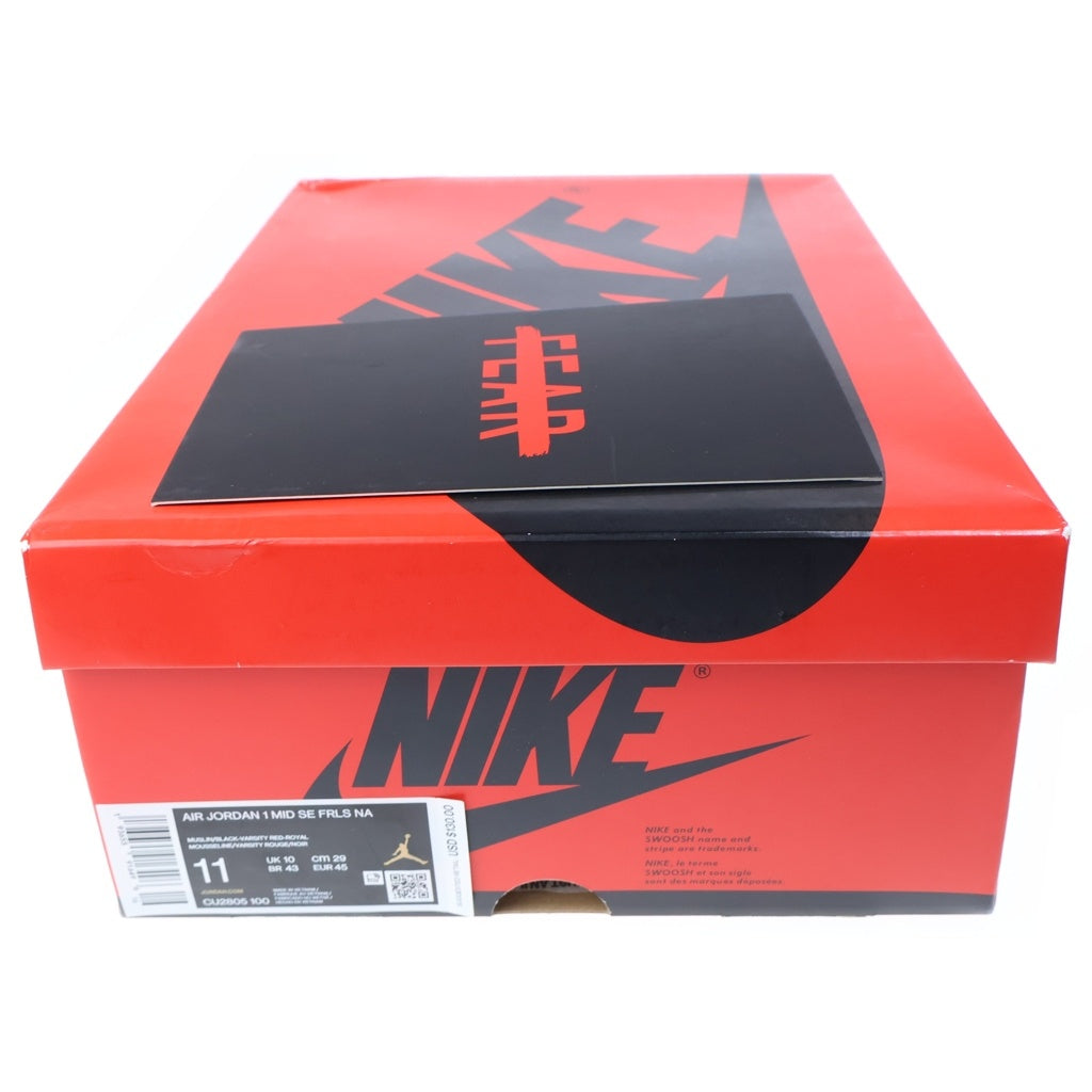 NIKE(ナイキ) ×Blue The Great Air Jordan 1 Mid CU2805-100 ブルー ザ グリート エアジョーダン1 ミッド ミドルカットスニーカー シューズ マルチ US11/29.0cm