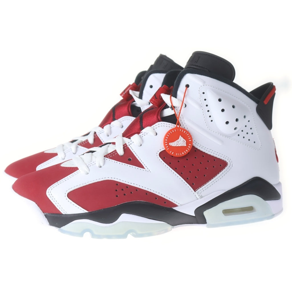NIKE(ナイキ) AIR JORDAN 6 RETRO CARMINE CT8529-106 エアジョーダン6 カーマイン ハイカットスニーカー ホワイト/レッド US9.5/27.5cm