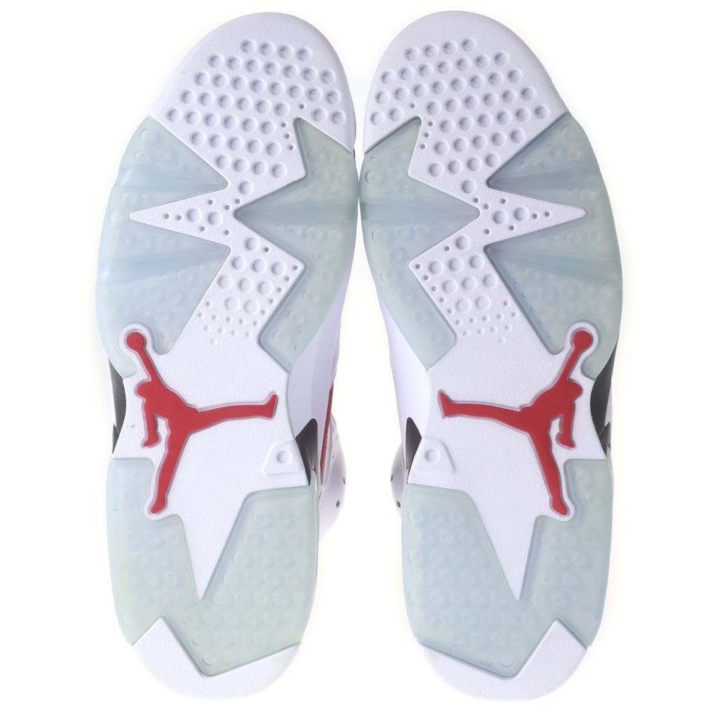 NIKE(ナイキ) AIR JORDAN 6 RETRO CARMINE CT8529-106 エアジョーダン6 カーマイン ハイカットスニーカー ホワイト/レッド US9.5/27.5cm