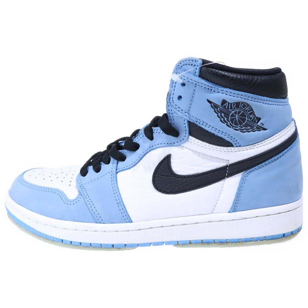 NIKE(ナイキ) AIR JORDAN 1 RETRO HIGH OG UNIVERCITY BLUE エアジョーダン1 ハイ ユニバーシティーブルー ハイカットスニーカー ブルー/ホワイト US9/27cm 555088-134