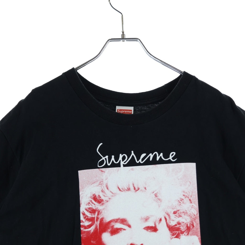 SUPREME(シュプリーム) 18AW Madonna Tee マドンナ プリント クルーネック 半袖Tシャツ カットソー ブラック