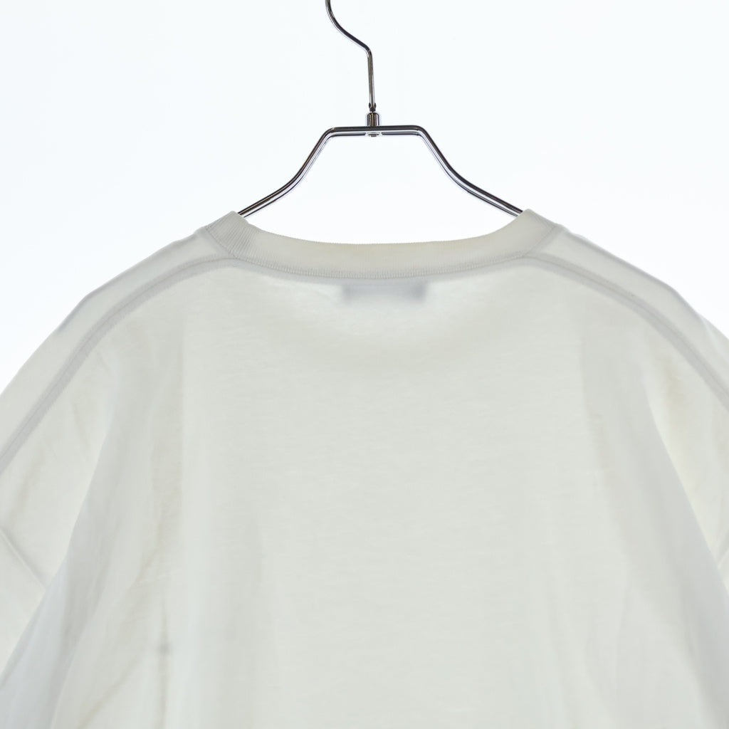 BALENCIAGA(バレンシアガ) 18AW コピーライトロゴ クルーネック 半袖Tシャツ カットソー ホワイト 508203 TBV43