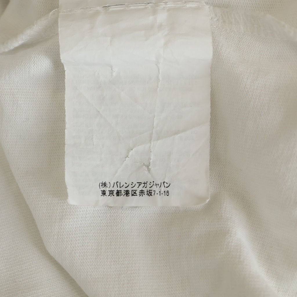 BALENCIAGA(バレンシアガ) 18AW コピーライトロゴ クルーネック 半袖Tシャツ カットソー ホワイト 508203 TBV43
