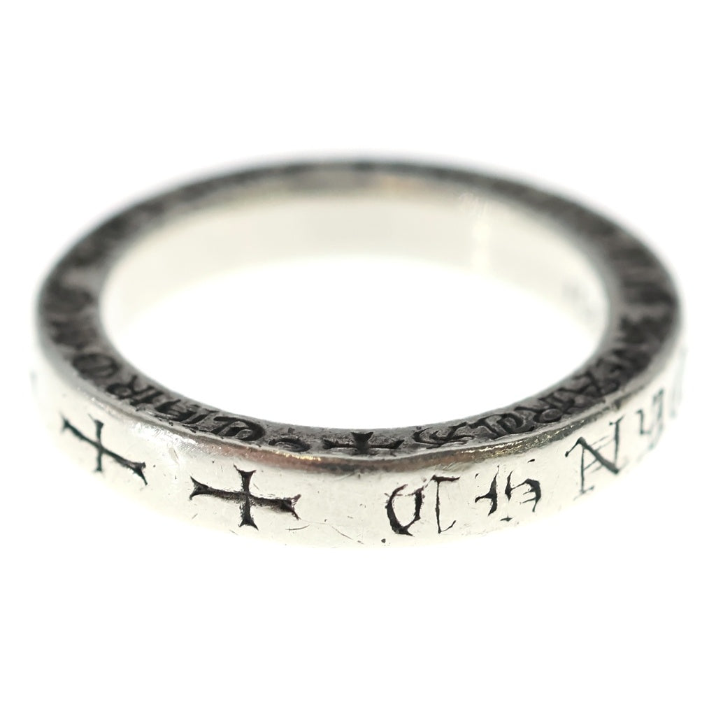 CHROME HEARTS(クロムハーツ) 3mm SPACER NYC FUCKYOU 3mm スペーサー ニューヨーク限定 ファックユー リング シルバーBCA333 レディース