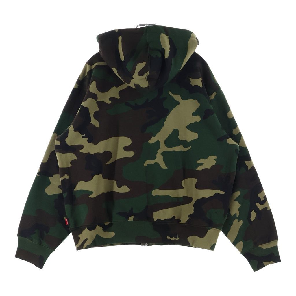 SUPREME(シュプリーム) 25AW Collegiate Applique Zip Up Hooded Sweatshirt カモフラ カレッジエイト アップリケ ジップアップ フーデッド スウェットシャツ