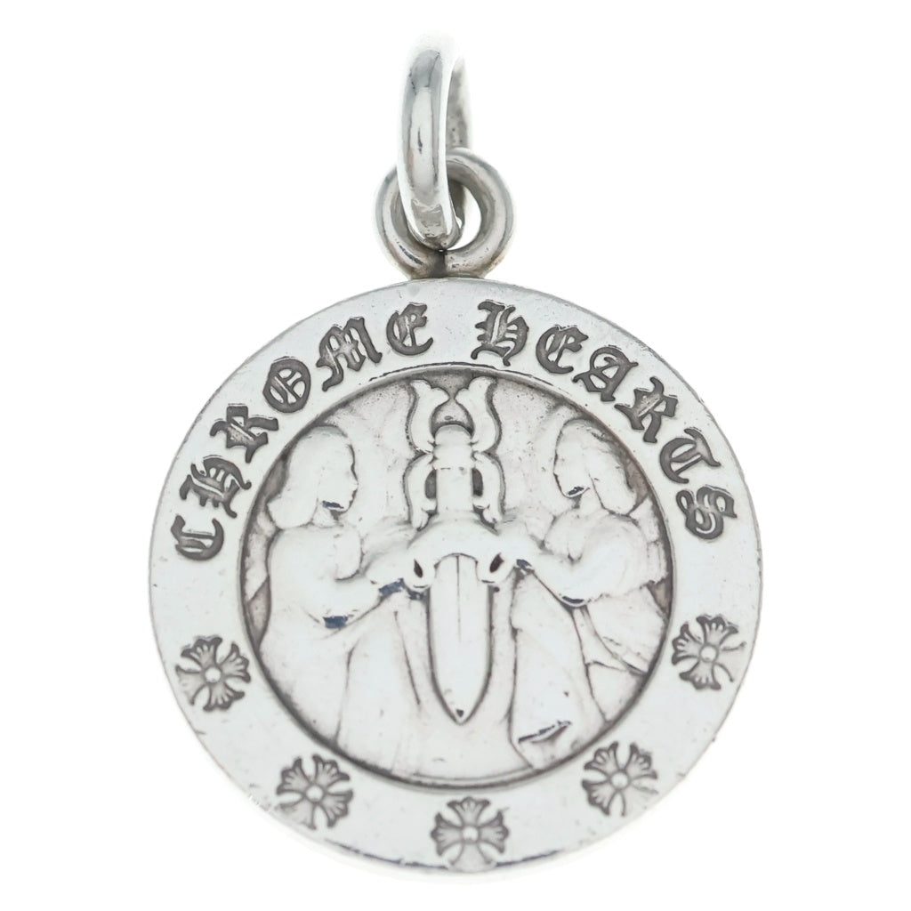 CHROME HEARTS(クロムハーツ) CHRM ANGL MDL V2 エンジェルメダルチャーム ペンダントトップ シルバー BCA229