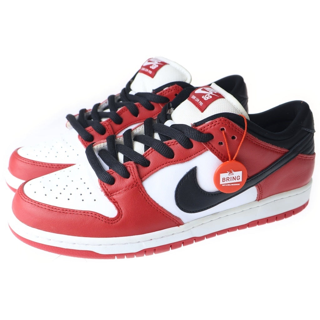 NIKE SB(ナイキエスビー) DUNK LOW PRO J-Pack Chicago ダンク ジェーパックシカゴ ローカットスニーカー レッド/ホワイト/ブラック US11/29cm BQ6817-600