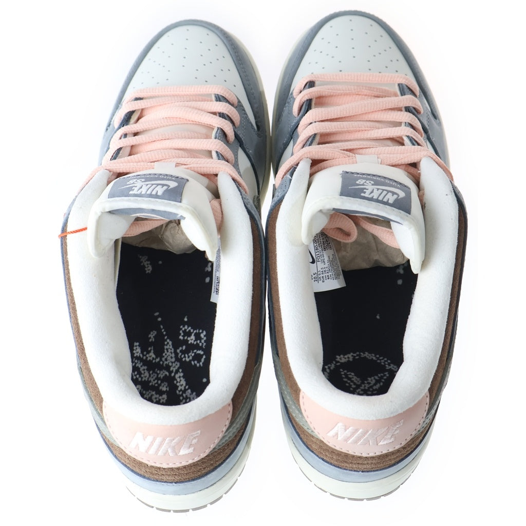 NIKE SB(ナイキエスビー) ×YUTO HORIGOME DUNK LOW PRO QS 堀米雄斗 ダンク プロ クイックストライク ローカットスニーカー ホワイト/グレー US10.5/28.5cm FQ1180-001